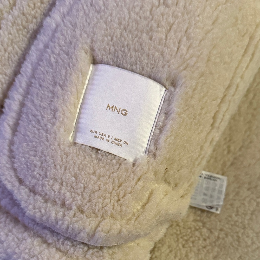 Mango Brown Bomber Jacket with White Trim - Picture 5 of 10
